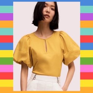 🎉HPx2🎉 kate spade puff sleeve top.